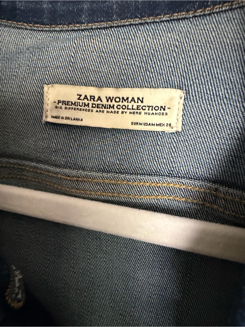 Zara Blue Denim Jacket - Picture 4 of 5